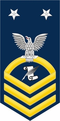 Navy Master Chief Gold E-9 Journalist JO Decal Sticker