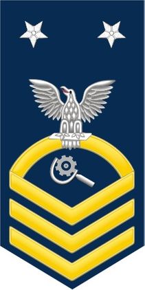 Navy Master Chief Gold E-9 Machinery Repairman MR Decal Sticker
