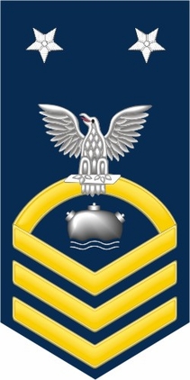 Navy Master Chief Gold E-9 Mineman MN Decal Sticker