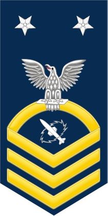 Navy Master Chief Gold E-9 Missile Technician MT Decal Sticker