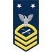 Navy Master Chief Gold E-9 Molder ML Decal Sticker