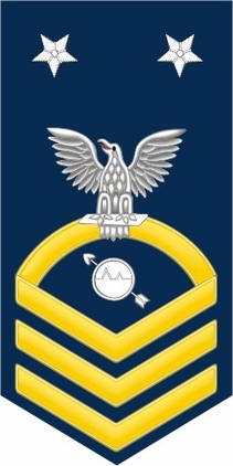 Navy Master Chief Gold E-9 Operations Specialist OS Decal Sticker