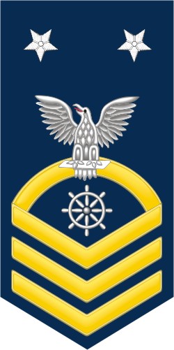 Navy Master Chief Gold E-9 Quartermaster QM Decal Sticker
