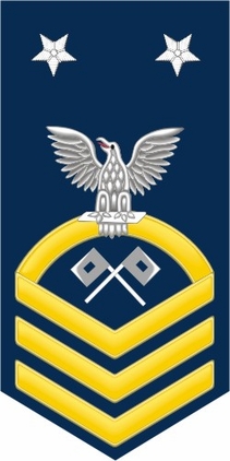 Navy Master Chief Gold E-9 Signalman SM Decal Sticker