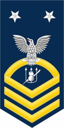 Navy Master Chief Gold E-9 Weapons Technician WT Decal Sticker