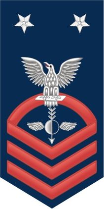 Navy Master Chief Red E-9 Aerographers Mate AG Decal Sticker