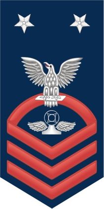 Navy Master Chief Red E-9 Air Traffic Controller AC Decal Sticker