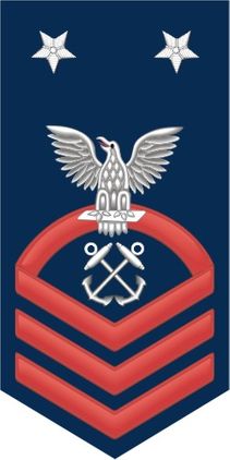 Navy Master Chief Red E-9 Boatswain's Mate BM Decal Sticker