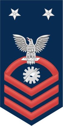 Navy Master Chief Red E-9 Data Processing Technician DP Decal Sticker