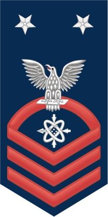 Navy Master Chief Red E-9 Data Systems Technician DS Decal Sticker