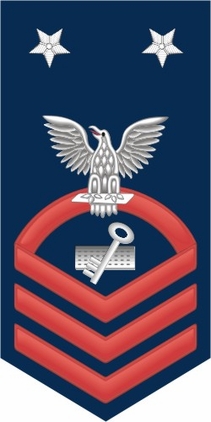 Navy Master Chief Red E-9 Disbursing Clerk DK Decal Sticker