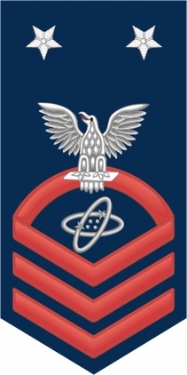 Navy Master Chief Red E-9 Electronics Technician ET Decal Sticker