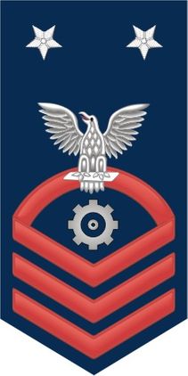 Navy Master Chief Red E-9 Engineman EN Decal Sticker