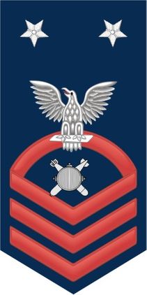 Navy Master Chief Red E-9 Explosive Ordinance Disposal EOD Decal Sticker