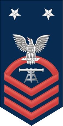 Navy Master Chief Red E-9 Fire Control Technician FT Decal Sticker