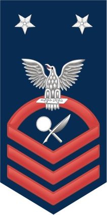 Navy Master Chief Red E-9 Intelligence Specialist IS Decal Sticker