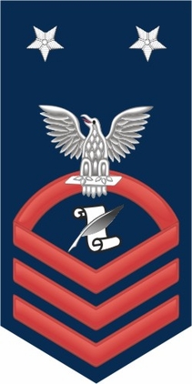 Navy Master Chief Red E-9 Journalist JO Decal Sticker