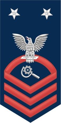 Navy Master Chief Red E-9 Machinery Repairman MR Decal Sticker