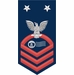 Navy Master Chief Red E-9 Postal Clerk PC Decal Sticker