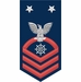 Navy Master Chief Red E-9 Quartermaster QM Decal Sticker