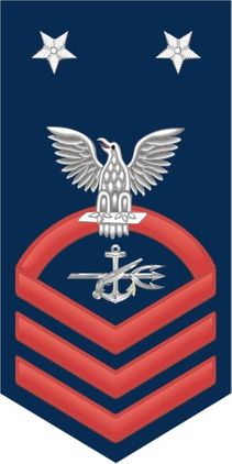 Navy Master Chief Red E-9 Special Warfare Operator SO Decal Sticker