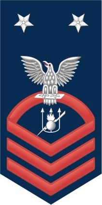 Navy Master Chief Red E-9 Weapons Technician WT Decal Sticker