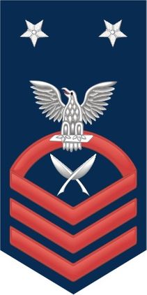 Navy Master Chief Red E-9 Yeoman YN Decal Sticker