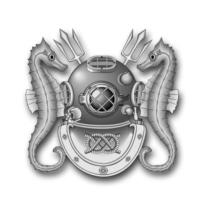 Navy Master Diver Vinyl Transfer Decal