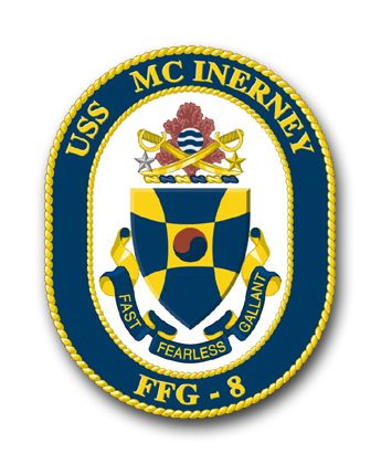 Navy McInerney FFG-8 Vinyl Transfer Decal