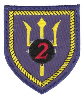Navy Mine Countermeasures Squadron 2 COMCMRON 2 3.5" Military Patch