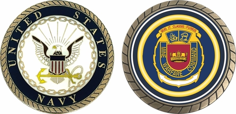 Navy Mine Warfare Command Challenge Coin