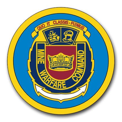 Navy Mine Warfare Command Vinyl Transfer Decal