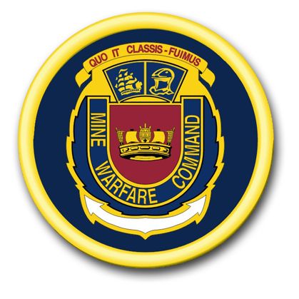 Navy Mine Warfare Command Vinyl Transfer Decal