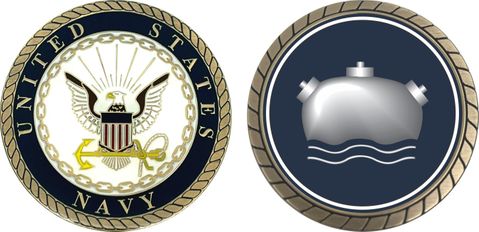 Navy Mineman Challenge Coin