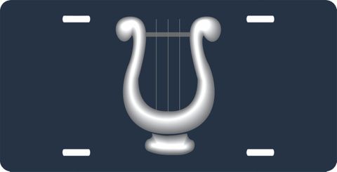 Navy Musician License Plate