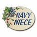 Navy Niece  Pride Vinyl Transfer  Decal