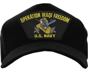 Navy Operation Iraqi Freedom Ball Cap Hat