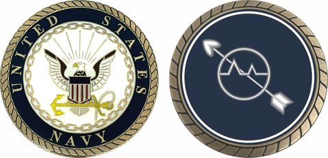 Navy Operations Specialist Challenge Coin
