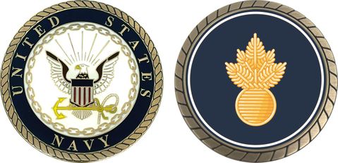 Navy Ordnance Technician Challenge Coin