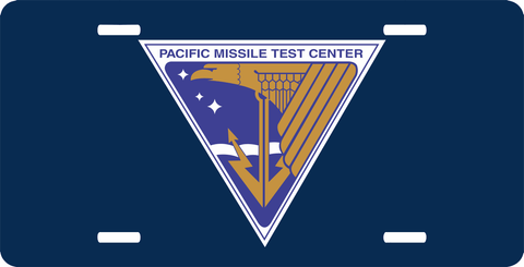Navy Pacific Missile Test Center Point Mugu License Plate