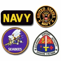 Navy Patches and Insignias Thumbnail Illustration