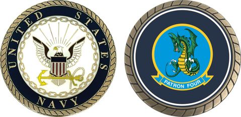 Navy Patron Four Challenge Coin