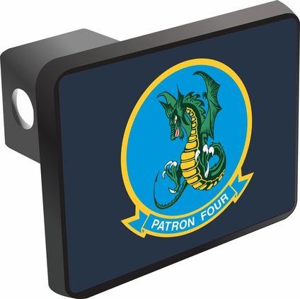 Navy Patron Four Hitch Cover
