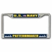 Navy Patternmaker PM Chrome License Plate Frame