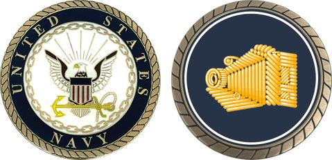 Navy Photographer Challenge Coin