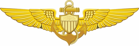 Navy Marine Corps Aviator Wings Decal