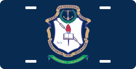 Navy Postgraduate School License Plate