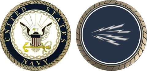 Navy Radioman Challenge Coin