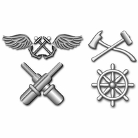 Navy Rating Badge Vinyl Transfer Decals Thumbnail Illustration