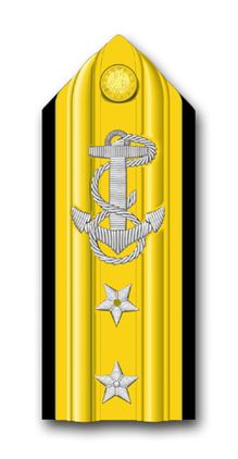 Navy Rear Admiral Vinyl Transfer Decal